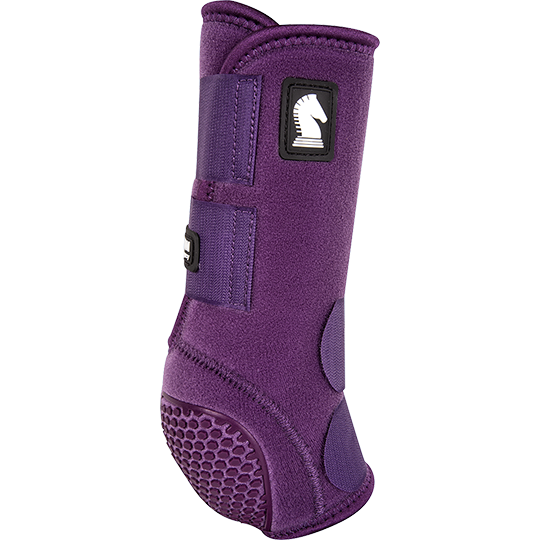 Classic Equine Flexion by Legacy Hind Protective Boots- Eggplant