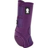 Classic Equine Flexion by Legacy Hind Protective Boots- Eggplant