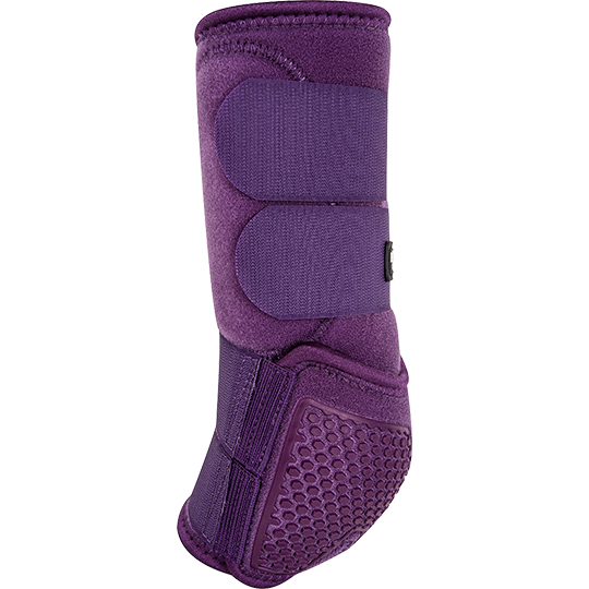 Classic Equine Flexion by Legacy Hind Protective Boots- Eggplant