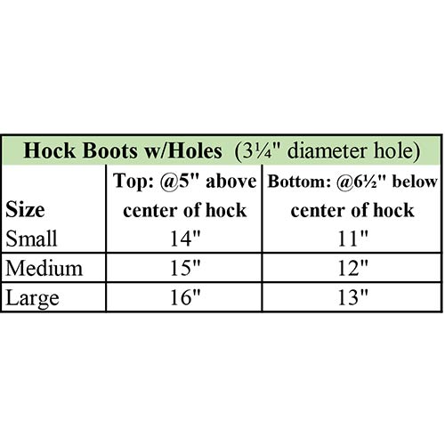 Back on Track Therapeutic Hock Boots w/ Holes- Single Boot