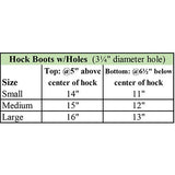 Back on Track Therapeutic Hock Boots w/ Holes- Single Boot