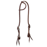 Weaver Leather Working Tack Sliding Ear Headstall with Floral Hardware