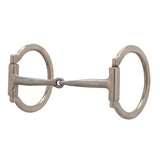 Weaver Leather Pro Series D-Ring Brushed Stainless Steel Sweet Iron Snaffle Bit