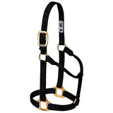 Weaver Leather Black Non-Adjustable Nylon Halter 1"- Small Horse