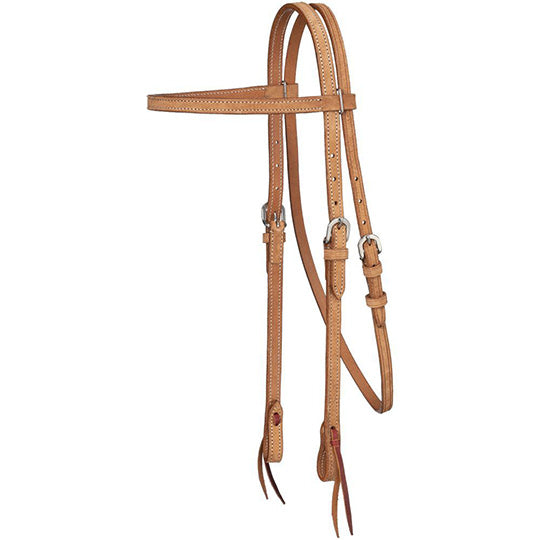 Tough 1 Natural Roughout Browband Headstall