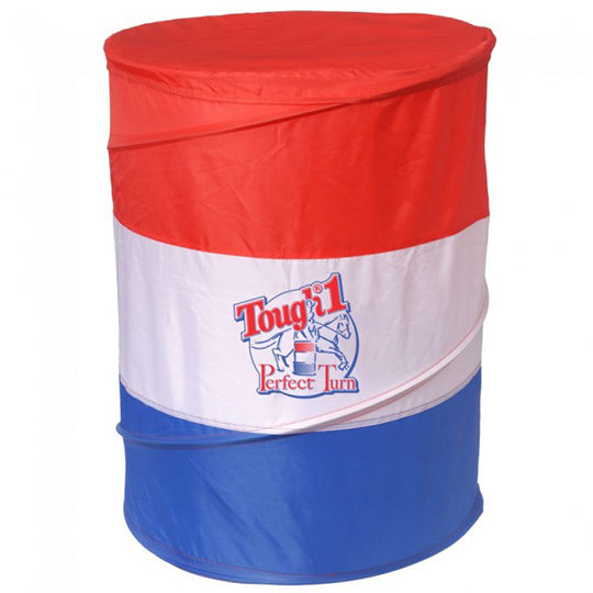 Tough-1 Perfect Turn Collapsible Barrel Set of 3- Red/White/Blue