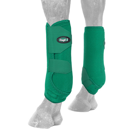 Lime green splint boots best sale