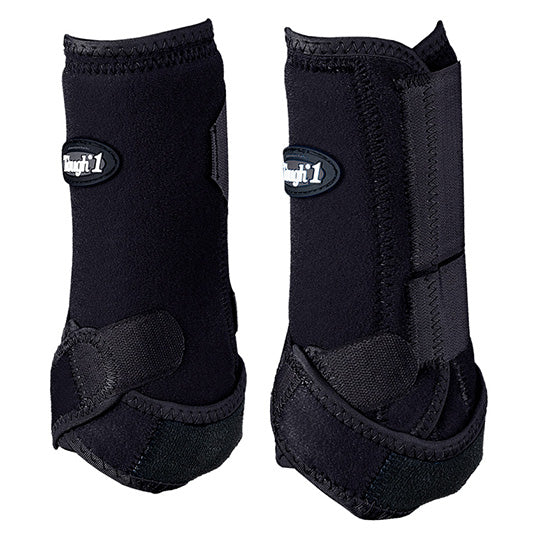 Tough 1 Max Coolfit Front Splint Boots- Black