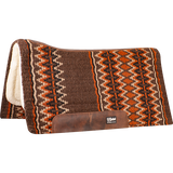 Cashel Blanket Top Performance 3/4" Fleece Bottom Pad- Brown