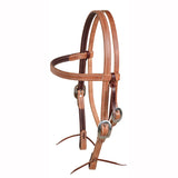 Berlin Custom Leather 3/4" Doubled 'N Stitched Browband Headstall