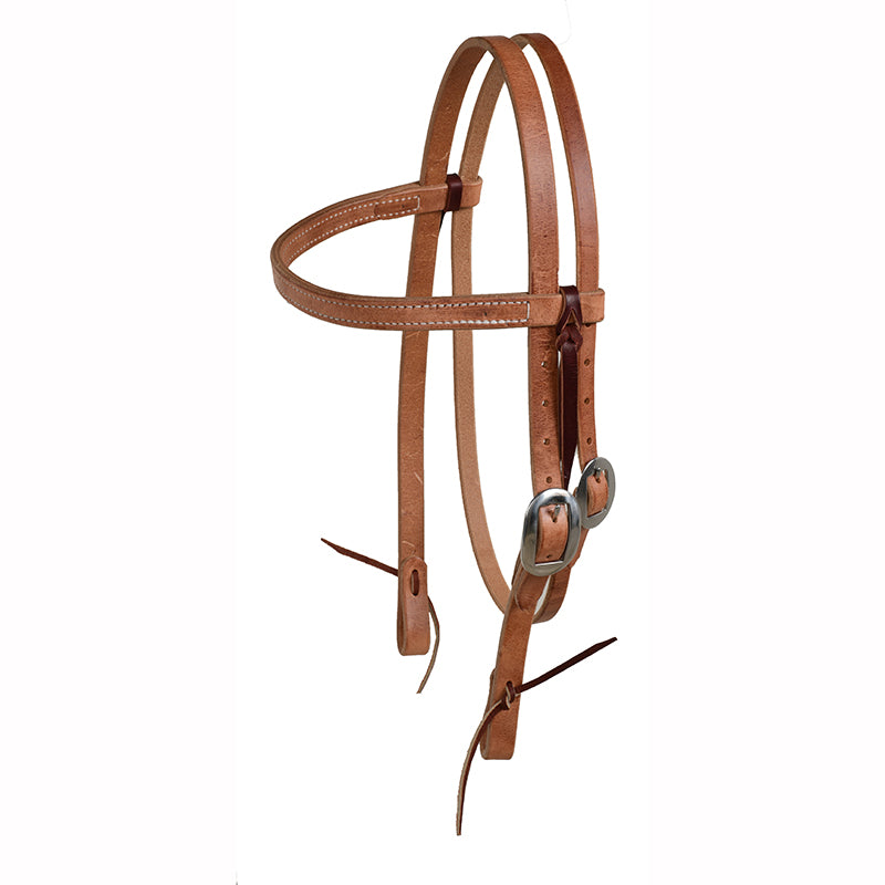 Berlin Custom Leather 3/4" Single Adjustable Browband Headstall