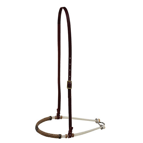 Berlin Leather Tiedown Double Rope Noseband