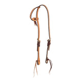 Wildfire Saddlery 5/8" Roughout Saddle Leather Buckstitched Single Ear Headstall