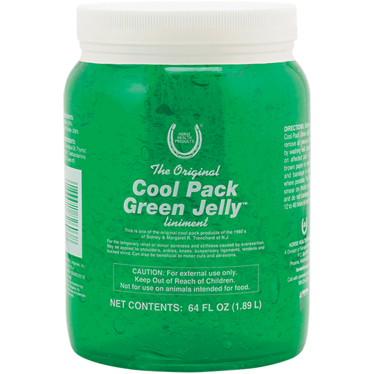 Horse Health Products Cool Pack Green Jelly Liniment- 64oz.