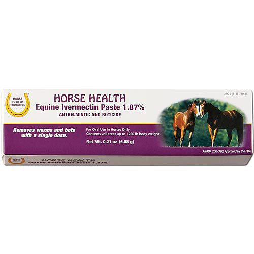 Horse Health Products Equine Ivermectin Dewormer Paste 1.87%