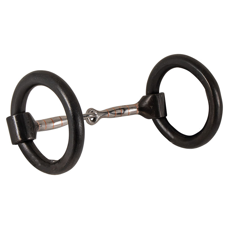 Dutton Bits Heavy Loose Ring Smooth Snaffle Bit