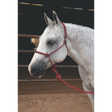 Professional's Choice Easy On Rope Halter with Lead- Red/Black