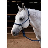 Professional's Choice Easy On Rope Halter with Lead- Royal/Black