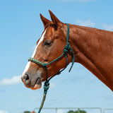 Cashel Braided Rope Nose Halter with Lead Rope - Green Camo