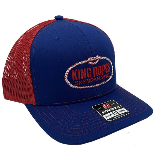 King Ropes Royal Cap with Red Mesh