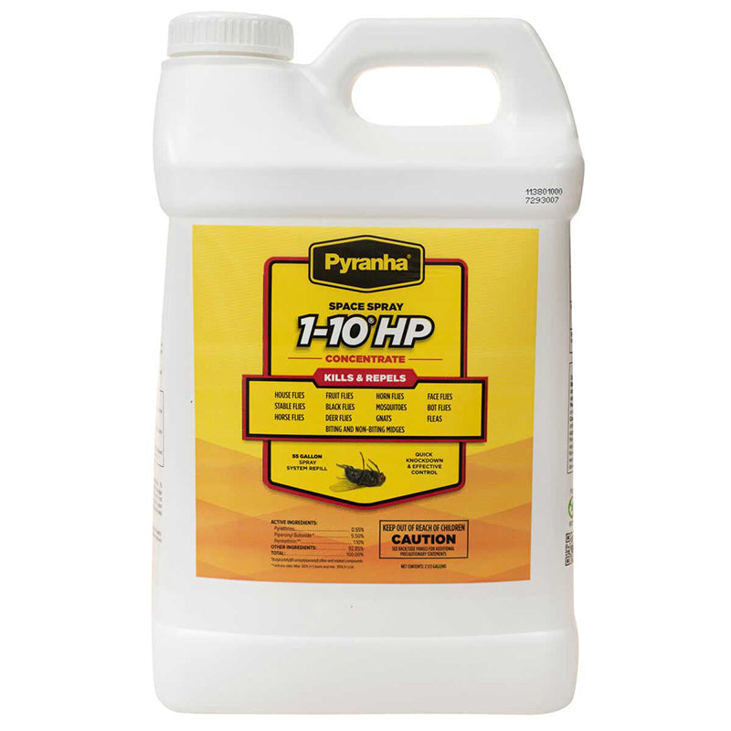 Pyranha Fly Space Spray 1-10 HP Concentrate for 55 Gallon Spray System 2.5 Gallon