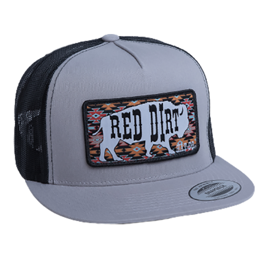 Red Dirt Hat Co. Great White Buffalo Patch Cap