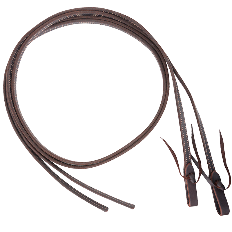 Martin Saddlery 5/8" Doubled & Stitched Heavy Latigo Split Reins