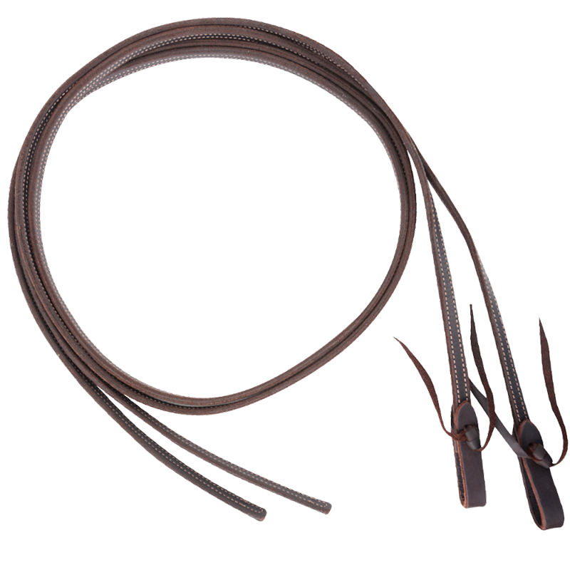 Martin Saddlery 5/8" Doubled & Stitched Light Weight Latigo Split Reins