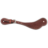 Partrade Rosewood Spider Stamped Cowboy Spur Straps