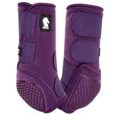 Classic Equine Flexion by Legacy Front Protective Boots- Eggplant