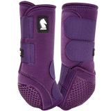 Classic Equine Flexion by Legacy Hind Protective Boots- Eggplant